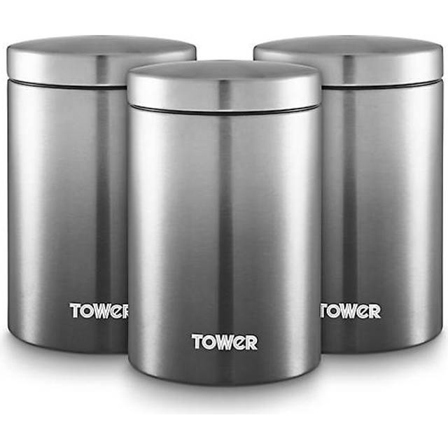 Tower Infinity Ombre Set of 3 Canisters Graphite