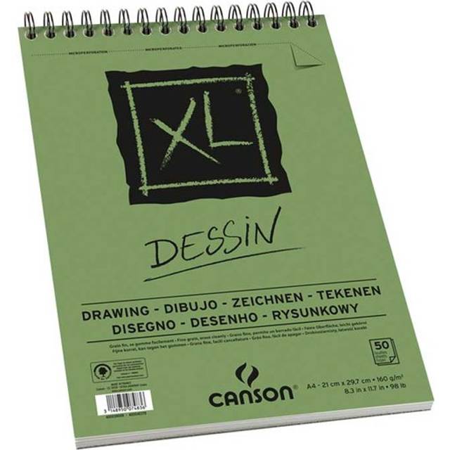 Ritblock A4 60 ark 160g Canson XL Dessin