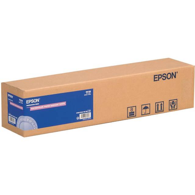Epson 24 x 18m Watercolour Paper(Radiant White)