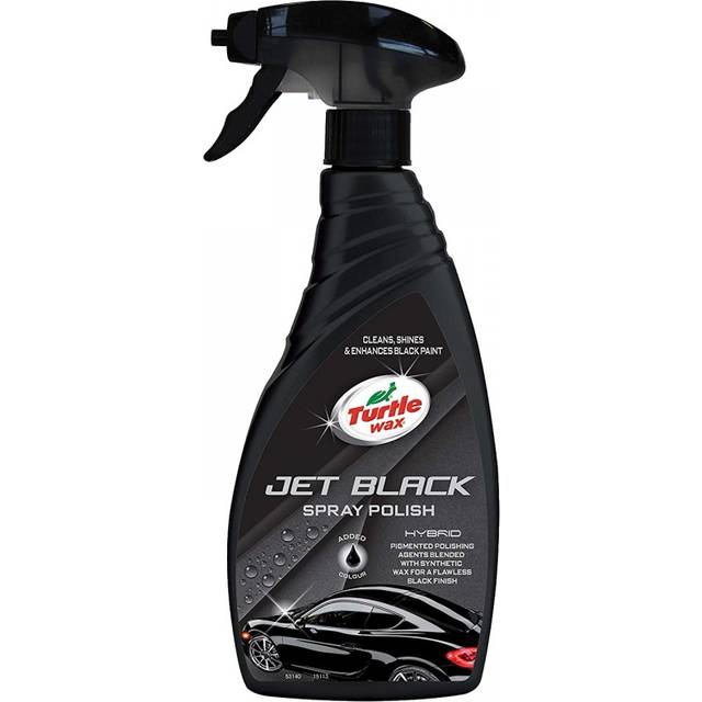 Turtle Wax Jet Black Spray Polish 500ml TWX53140