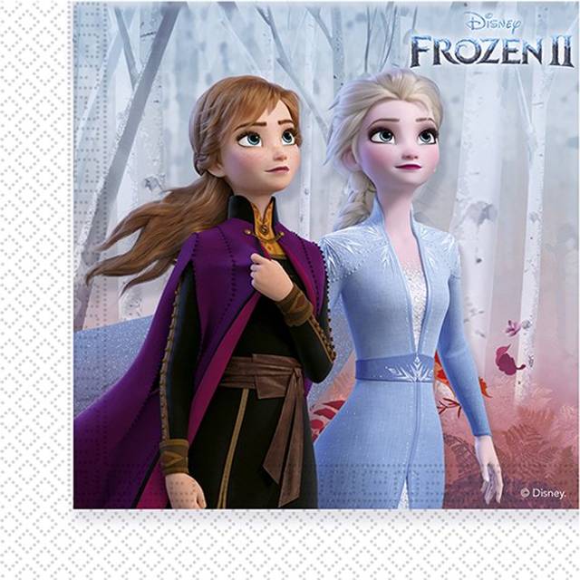 Servetter | 20-pack | Frost | Elsa och Anna