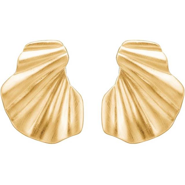 ENAMEL Copenhagen Wave Earrings - Gold