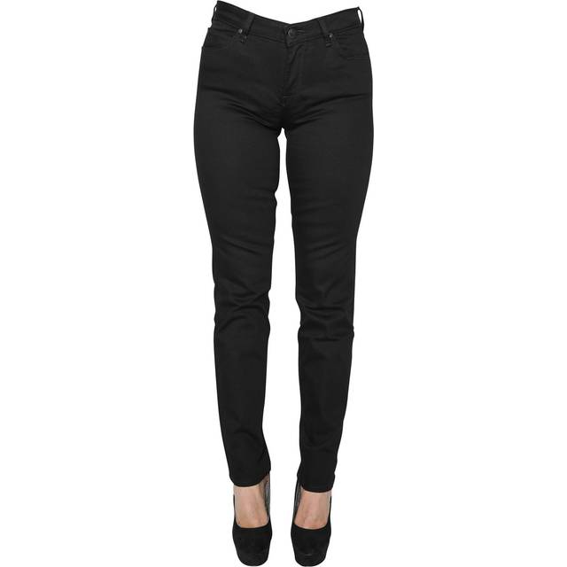 Lee dam Jeans Marion Straight Rinse, Schwarz (Black Rinse 47), 44W / 31L