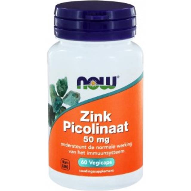 NOW Foods  Zinc Picolinate  50 mg  60 Veg Capsules (50 mg per Capsule)
