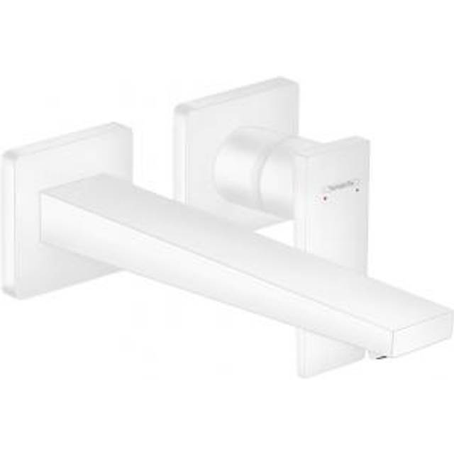 Hansgrohe Metropol Matt White Lever Handle Basin Mixer Tap With 225mm