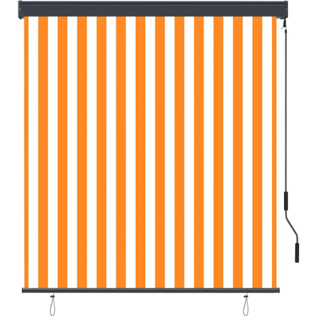 vidaXL Outdoor Roller Blind 140x250 cm Cream