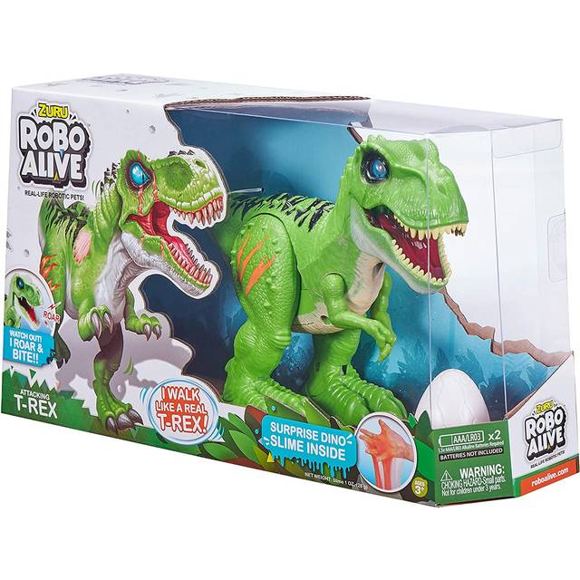 Robo Alive Attacking T-rex