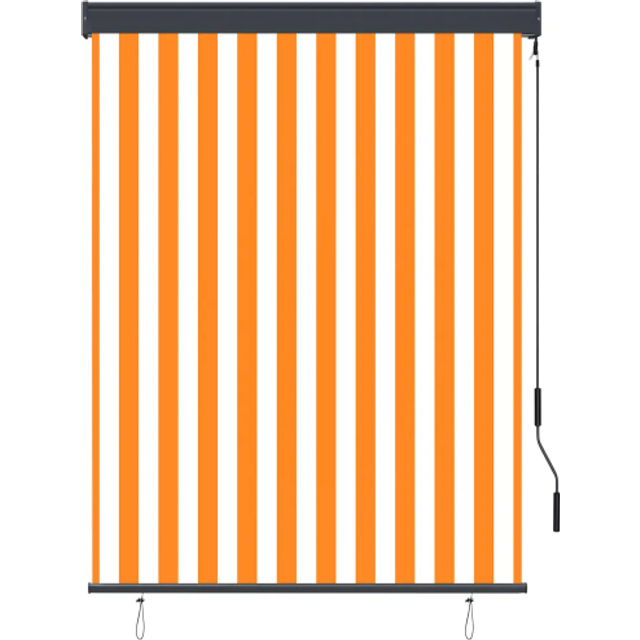 vidaXL Outdoor Roller Blind 120x250 cm Orange and Brown