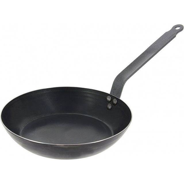 De Buyer 5300.24 Force Blue Blue Steel Frying Pan, 24 cm Diameter