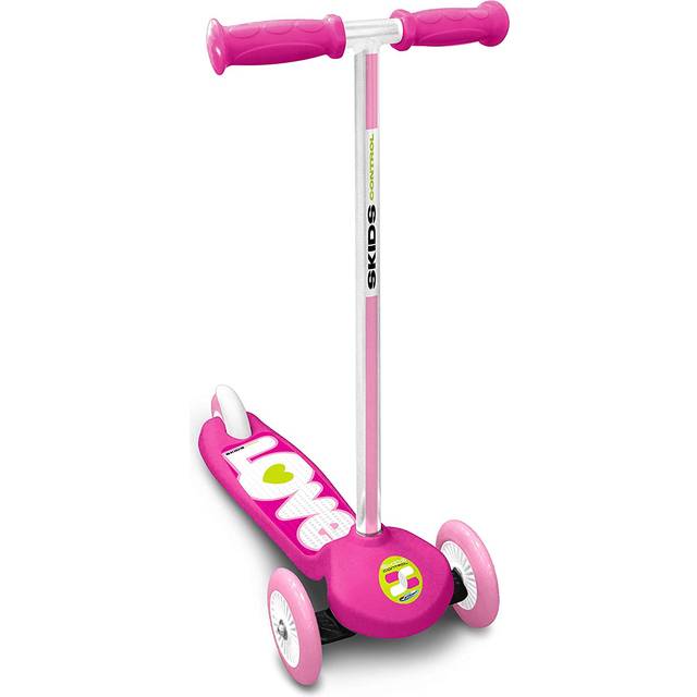 Stamp SKIDS CONTROL Steering scooter rosa 3 hjul, JS123006, PINK