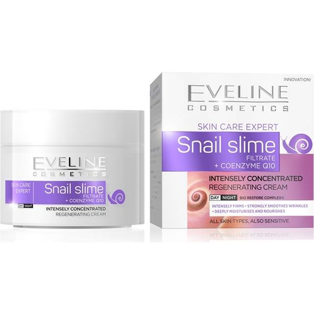 Eveline Cosmetics CARE EXPERT Snail slime starkt koncentrerad uppbyggningskräm, 50 ml