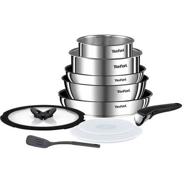 Tefal Ingenio 10 Piece Emotion Stainless Steel Induction Pan Set