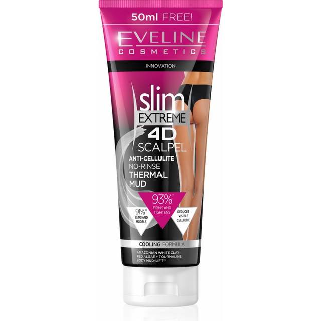Eveline Cosmetics Slim Extreme 4D Scalpel Anti-Cellulite No-Rinse Thermal Mud 250ml