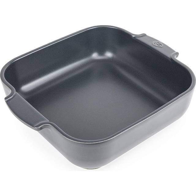 Peugeot Appolia square baking dish 28 cm slate grey - ceramic