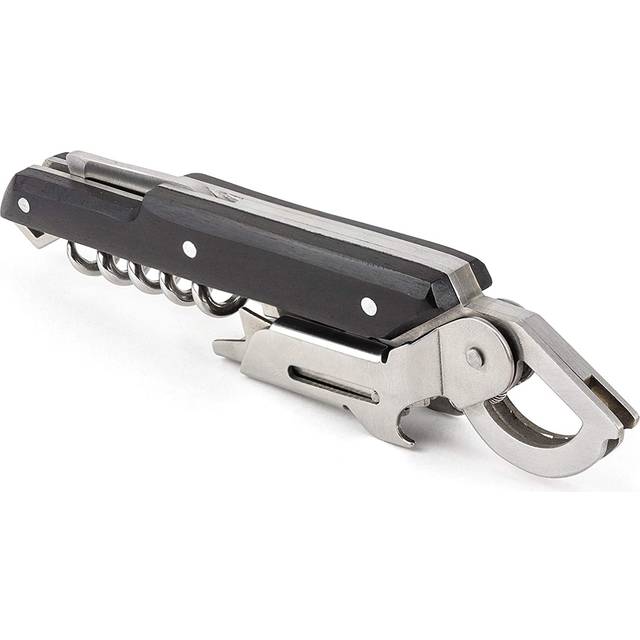 Sommelier corkscrew with integrated foil cutter and bottle top remover, 14cm Clavelin