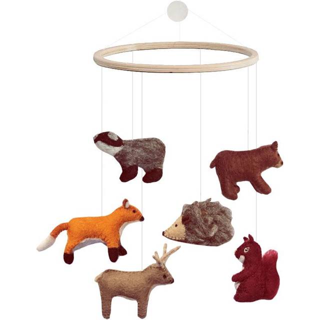 Gamcha Uro with Forest Animals & Leaves