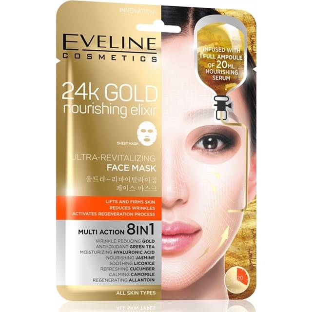 Eveline Cosmetics 24k Gold Nourishing Elixir Ultra-Revitalizing Face Mask