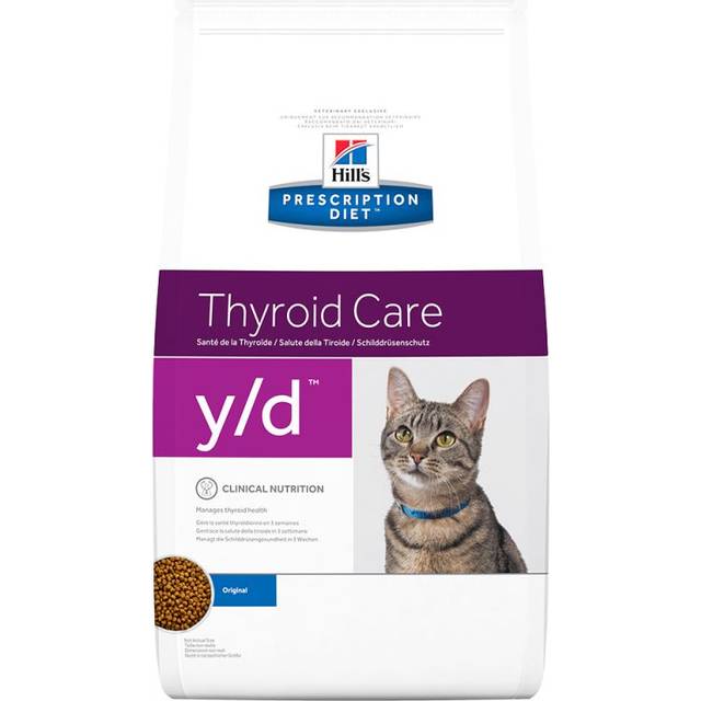 Hill's Prescription Diet Feline y/d Thyroid Care Original - Dry Cat Food 1,5 kg