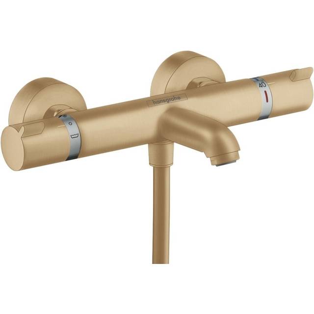 Hansgrohe Ecostat Brushed Bronze Comfort Exposed Thermostatic Bath Mix
