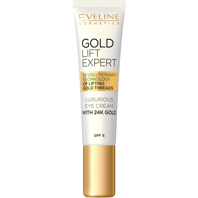 Eveline Cosmetics Gold Lift Expert Luxurious Eye Cream with 24K Gold SPF8 15ml