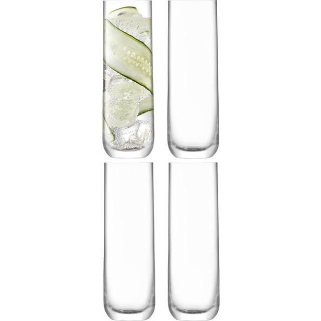 LSA borough longdrinkglas, klar, 4 stycken (1-pack), 4
