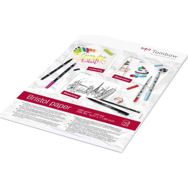 Tombow Skissblock Bristol A4 250g 25 ark