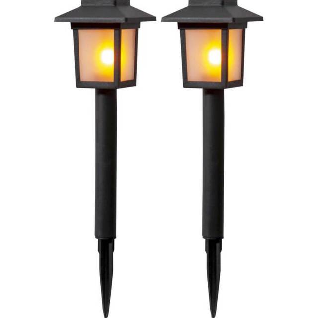 Solcells-pollare 2-p Flame Mini