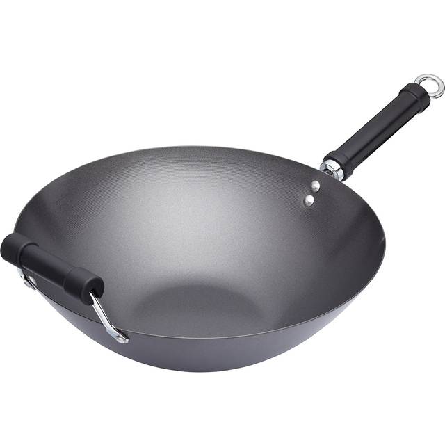 Wokpanna 36 cm, svart