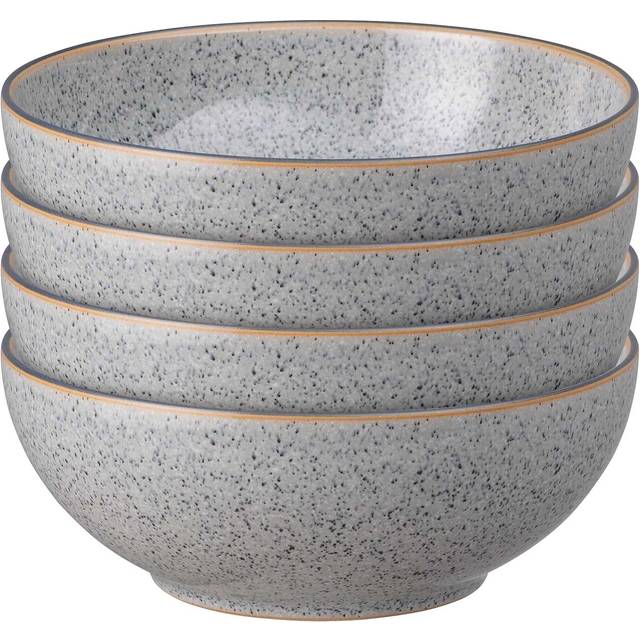 Denby Studio Grey Set Of 4 Cereal Bowls