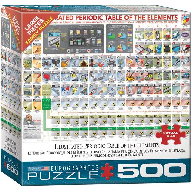 EG85005355 - Eurographics Puzzle 500 Pc - Periodic Table of Elements
