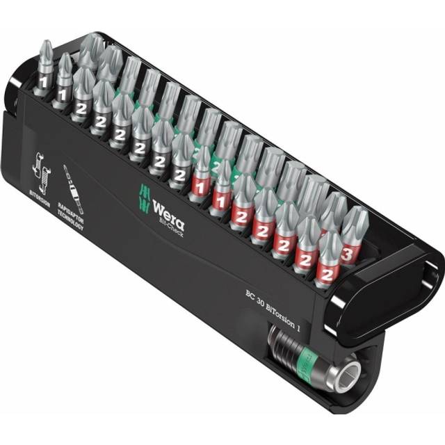 Wera Bit-Check 30 BiTorsion 1 All round Long Life bit set fo