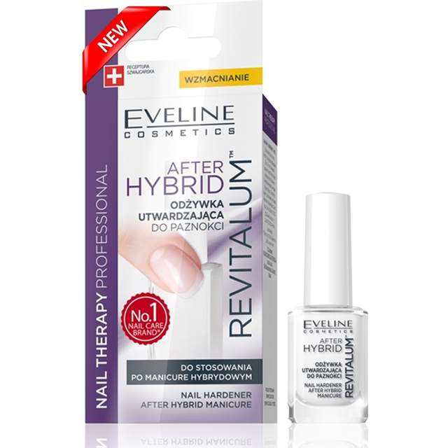 Eveline after hybrid manicure harder revitalum nail conditioner thin weak 12ml