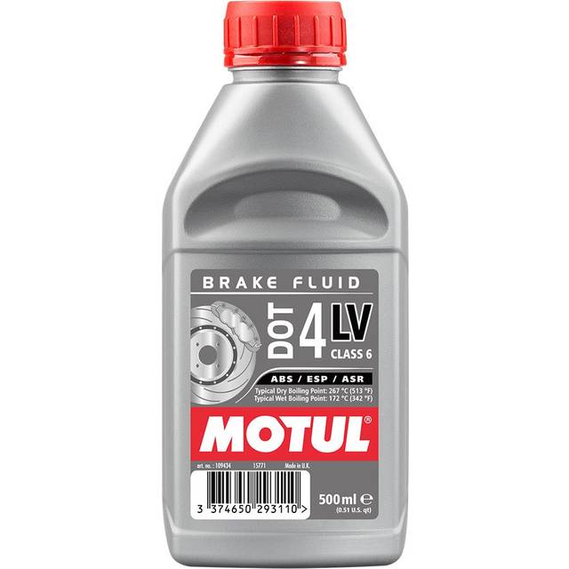 Motul Dot 4 Lv Low Viscosity Class 6 Hydraulic Brake Clutch Fluid 500ml 109434