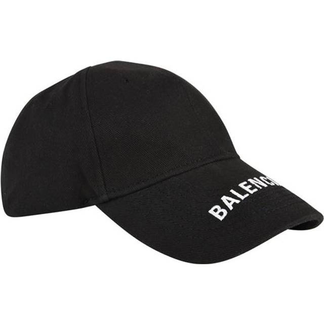Balenciaga Logo Visor Cap - Black - Unisex - - Cotton