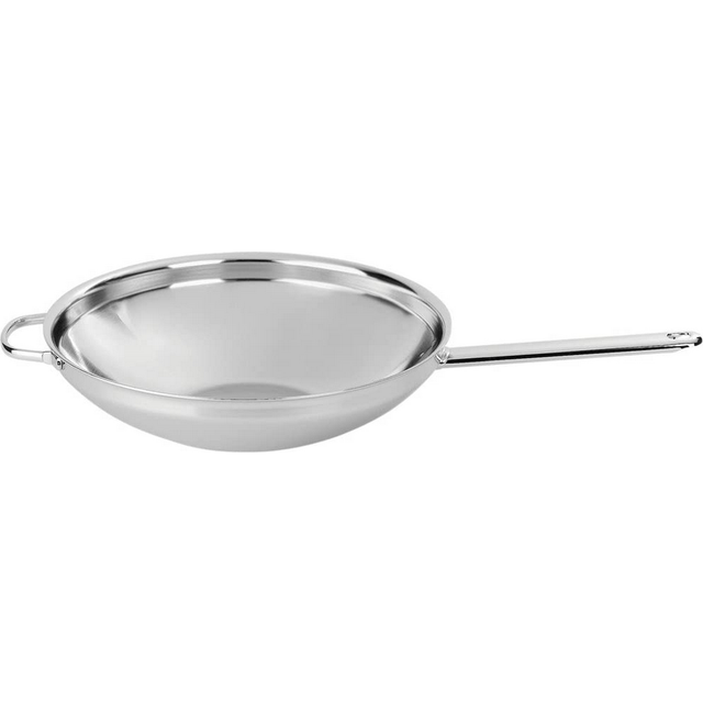 Demeyere Apollo 7 wok pan stainless steel 7-ply 2 handles Ø32 cm