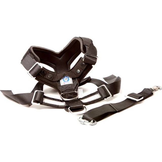 MIM Allsafe Krocktestad Hundsele XL - Svart, ISO Certifierad (XL (För hundar över 55 kg))