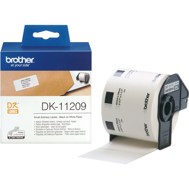 Original Brother DK11209 QL Small Address Labels