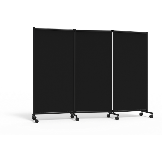 Golvskärm Lintex ONE Screen Grå, Svart ram 2280x1705mm