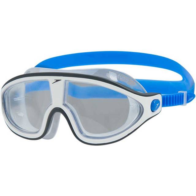 Speedo Unisex Biofuse Rift Mask Skyddsglasögon, Bondi Blå/Vit/Klar, En storlek