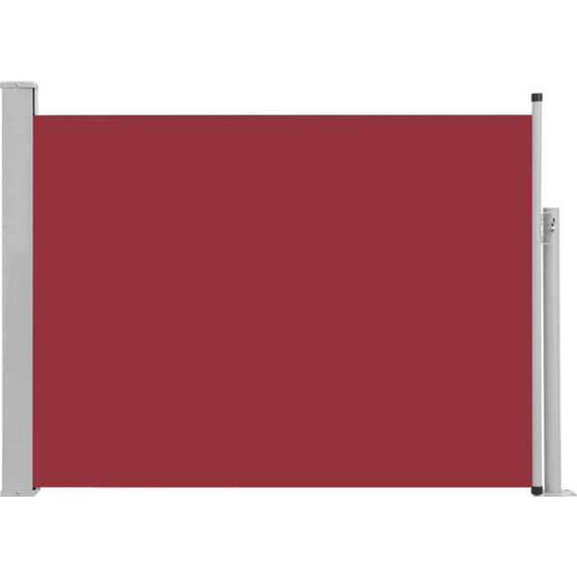 vidaXL Patio Retractable Side Awning 120x500 cm Grey