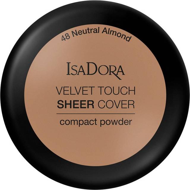 Isadora Velvet Touch Sheer Cover Compact Powder #48 Neutral Almond