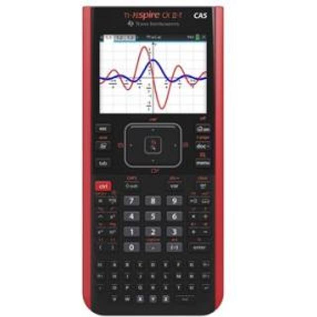 Texas Instruments CX CAS II FC TI-Nspire CX II-T CAS in environmentally friendly cardboard packaging, black