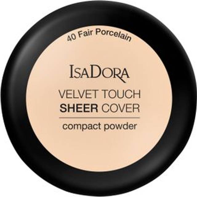 Isadora Velvet Touch Sheer Cover Compact Powder #40 Fair Porcelain