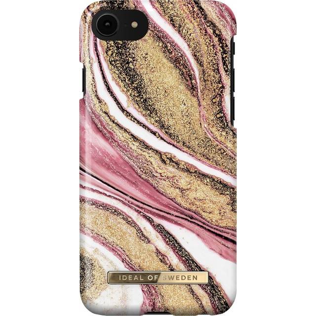 iDeal Printed Mobilskal iPhone 8 / 7 / 6 / 6S / SE Golden Smoke Marble