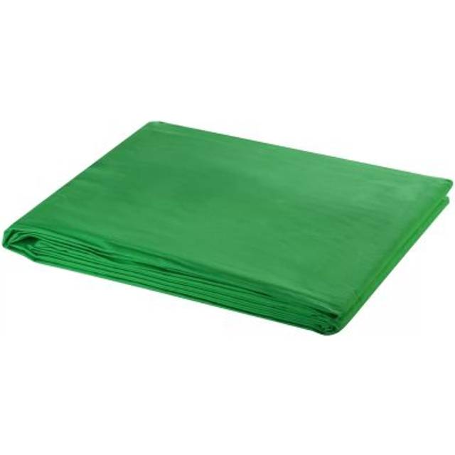 Fotobakgrund utan stativ bomull grön 600x300 cm chroma key