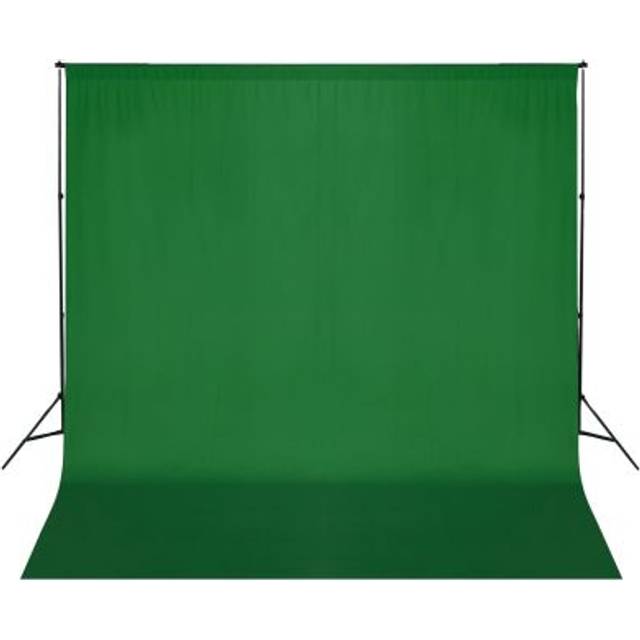 vidaXL Backdrop Support System 600x300 cm Green