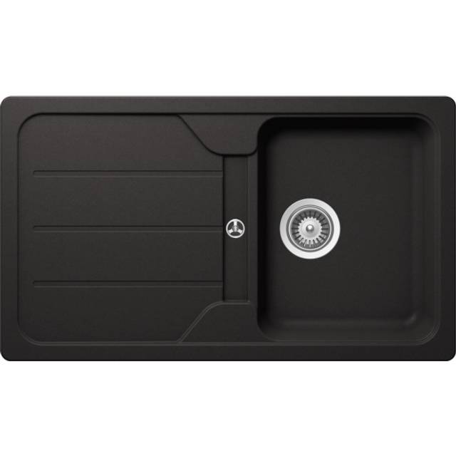 Schock Single Bowl Inset Kitchen Sink - Nero (860mm L X 500mm W)