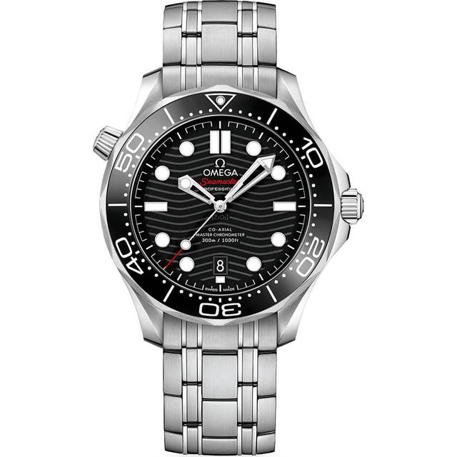 OMEGA Seamaster Auto 42 MM Black Dial SS Men's Watch 210.30.42.20.01.001 / 21030422001001 - 42 mm