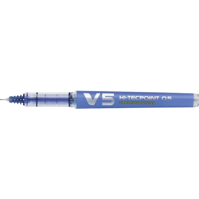 Pilot V5 Liquid Ink Rollerball 0.5 mm Tip (Single Pen) - Blue