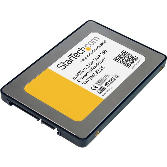 StarTech.com SAT2MSAT25 2.5in SATA To Mini SATA SSD Adapter Enclosure